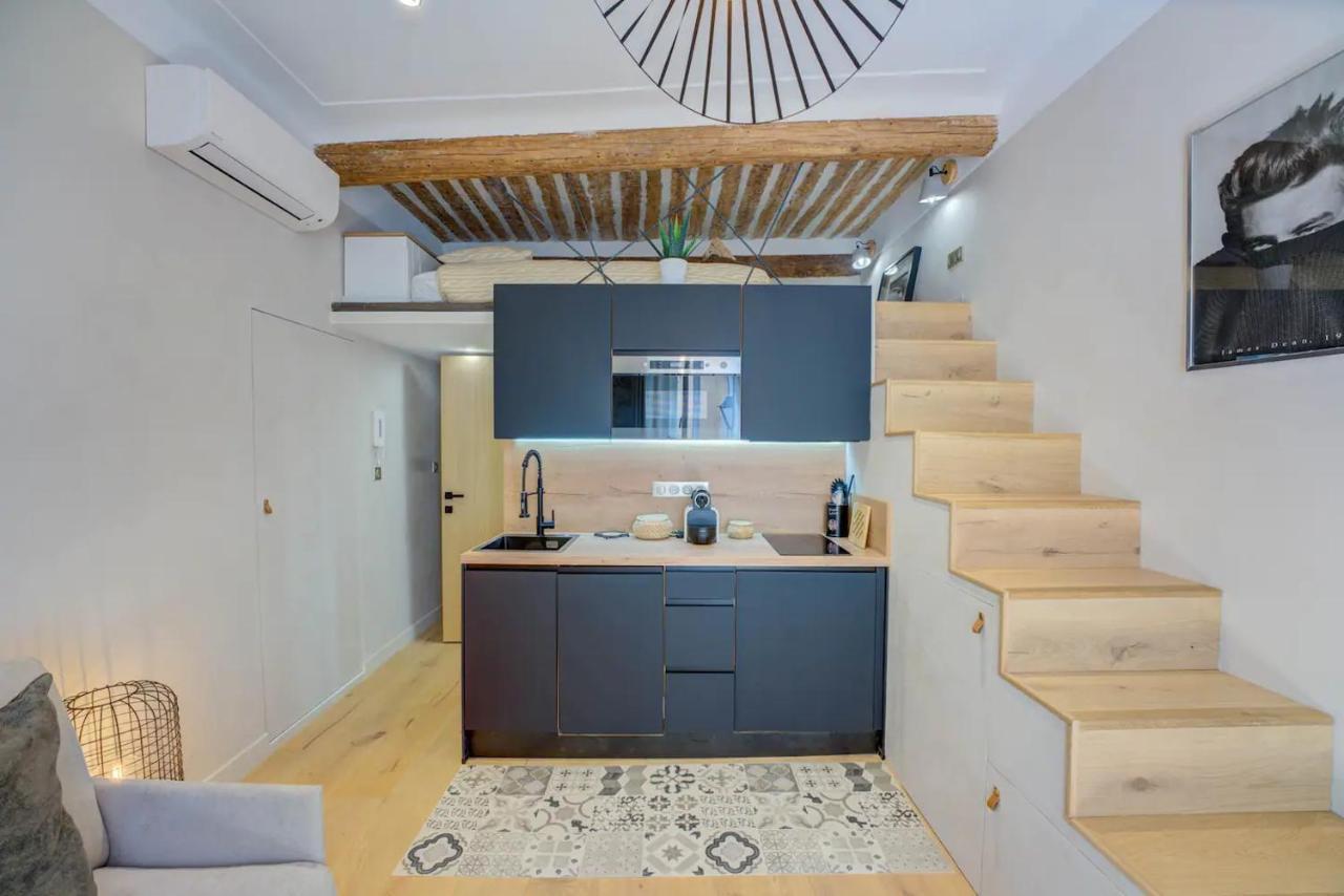 Apartament Duplex Studio Apt Mezzanine Near Shops & Cafes Antibes Zewnętrze zdjęcie