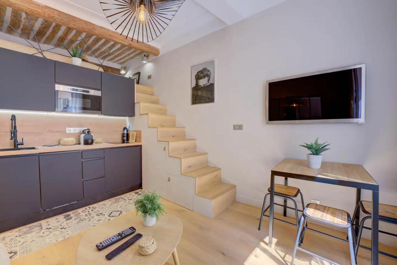 Apartament Duplex Studio Apt Mezzanine Near Shops & Cafes Antibes Zewnętrze zdjęcie